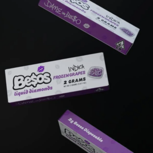 Besos Frozen Grapes Disposable Vape | Indica